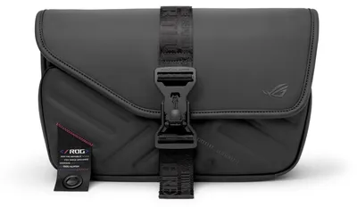 Produktbild von ASUS BC3004 ROG SLASH SLING BAG 4.0, Messengerhülle, ASUS, Schwarz, Kunstleder (PU), Polyester, ROG Ally X, Wasserabweisend