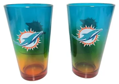 Produktbild von Miami Dolphins Pint Glass 2er-Set