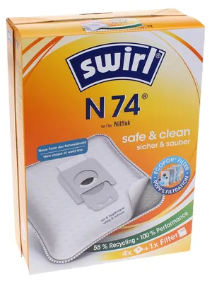 Produktbild von Swirl 4006508207893, Staubbeutel, Weiß, 166 mm, 72 mm, 231 mm, 0,24 g
