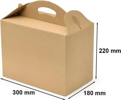 Obrázok produktu pre Krabica s uchom F217 300 x 180 x 220 mm, vlnitá