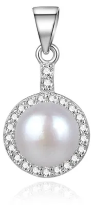 Produktbild von Elegant silver pendant with river pearl AGH155P