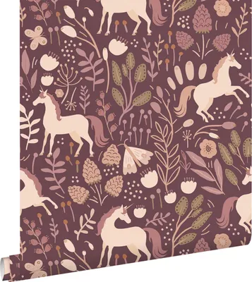 Produktbild von ESTAhome Tapete Einhörner Lila 50 x 900 cm