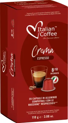 Zdjęcie produktu dla Crema Espresso aluminiowe do Nespresso - 20 kapsułek