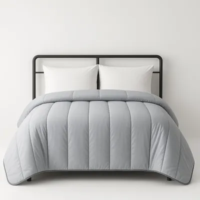 Image de Couette Tempérée Gris Clair - 2 personnes 240 x 260 - 10417