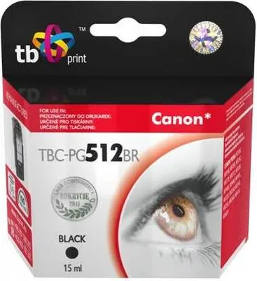 Produktbild von TB Print Ink for Canon MP 480 Black remanufactured TBC-PG512BR