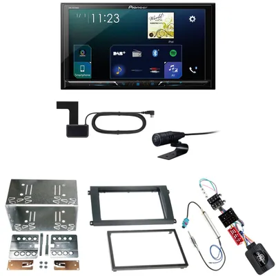 Produktbild von Pioneer SPH-DA230DAB CarPlay Android Auto Einbauset für Porsche Cayenne bis 2006