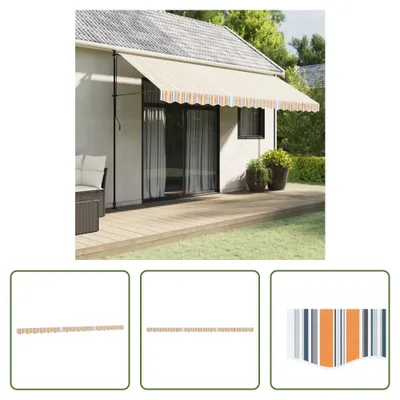 Produktbild von The Living Store Markisenvolant Mehrfarbig Gestreift 4,5 m