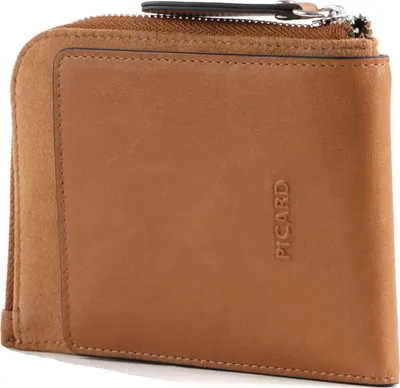 Image de PICARD porte-monnaie Bergamo 1 Wallet Cognac brun