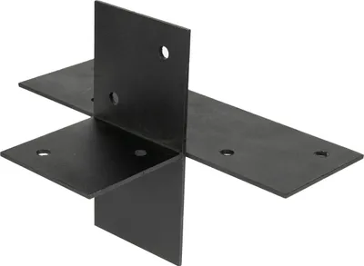 Produktbild von Pergola Eckverbindung Schwarz für 9 x 9 cm Balken - Pro Stück
