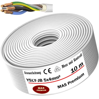 Produktbild von 10m YSLY-JB 5x4 Flexibles Ladekabel Steuerkabel Steuerleitung