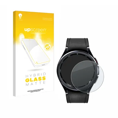 Produktbild von upscreen Entspiegelungs Schutzglas für Samsung Galaxy Watch 6 Classic (47 mm) Schutzfolie Panzer Folie Glas Display Schutz matt