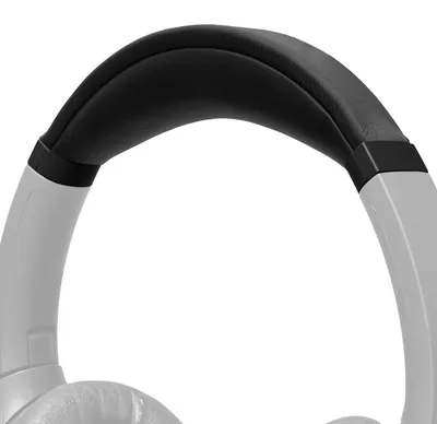 Produktbild von kwmobile Ersatz Bügelpolster kompatibel mit Sony WH-1000XM4 - Kopfbügelpolster aus Kunstleder - Kopfhörer Ersatz Polster - Schwarz