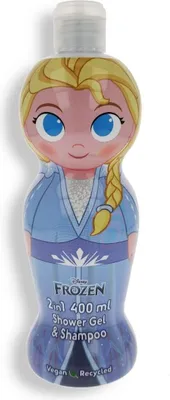 Image de Gel douche Frozen Elsa 2in1 Gel douche et Shampooing pour enfants 400 - Disney