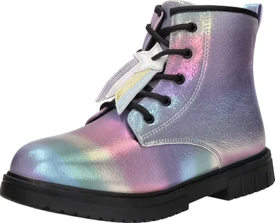 Produktbild von girlZ onlY Kinder-Mädchen-Schnürstiefel gefüttert Mehrfarbig, Farbe:blau, EU Größe:34