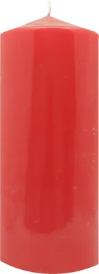 Produktbild von Stumpenkerze 70 x 100 mm rot, 1 Stück, deutsche Produktion