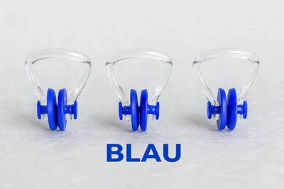 Image de 3 pièces pince-nez natation pince-nez protection eau bleu