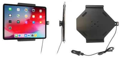 Produktbild von Brodit Gerätehalter 721095 mit Ladefunktion - für Tablets - Apple iPad Pro 12.9 (5th Gen 2021)