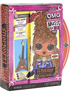 Image de MGA LOL Surprise OMG ReMix Rock Velká ségra Ferocious s baskytarou