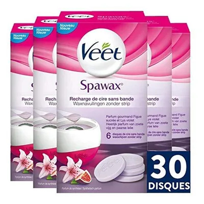 Produktbild von Veet Spawax Ersatz-Wachsscheiben 6 x 6 Stück