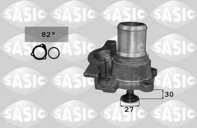 Produktbild von SASIC Thermostat Kühlmittel für FIAT DUCATO Kasten (244) DUCATO Bus (244, Z) für IVECO DAILY III Pritsche/Fahrgestell