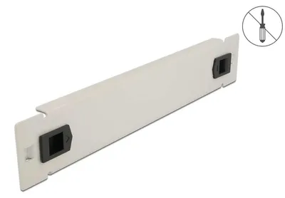 Image de DELOCK 10" Netzwerkschrank Blindabdeckung werkzeugfrei 1 HE