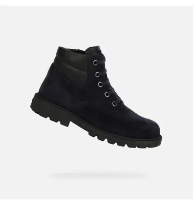 Produktbild von Geox Dunkelblaue Shaylax-Jungenstiefeletten 28