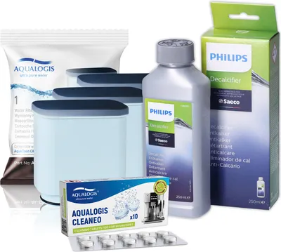 Produktbild von Sada pro Saeco Philips AL-Clean 3 ks, Cleaneo 10tab, CA6700/10 CA6903 CA6704 - Náhradní filtr Aquaclean - odvápňovač pro kávovary Philips Saeco