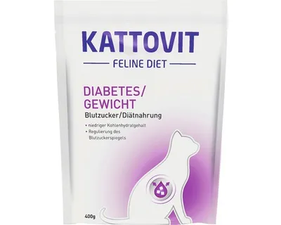 Immagine prodotto di Kattovit cibo secco Feline Diets bustina diabete/peso 400 g