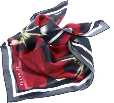 Immagine prodotto di Ted Baker sciarpa Jeeann Silk Square Scarf Blue multicolore