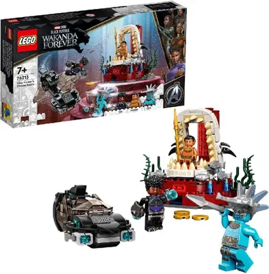 Produktbild von LEGO 76213 Marvel König Namors Thronsaal, Black Panther Wakanda