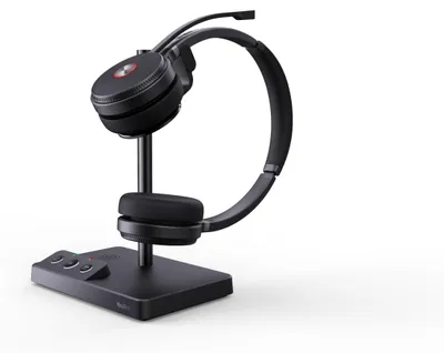 Produktbild von Yealink WH62 Dual UC Headset, Kabellos, Büro/Callcenter, 20 - 20000 Hz, 127 g, Kopfhörer, Schwarz