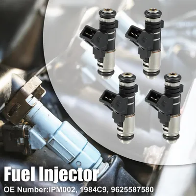 Image de 4 pcs 1984C9 Carburant Injecteur pour PEUGEOT 206 Hatchback 1998-2012 1.1L