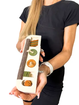 Produktbild von Papageien Puzzlespielzeug - Suchen und Finden für mentale Stimulation