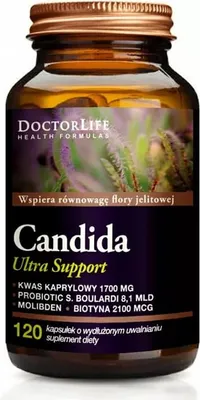 Zdjęcie produktu dla Doctor Life Candida Ultra Support 120 kapsułek