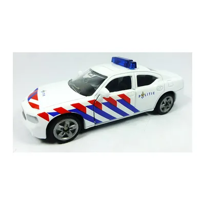 Produktbild von Siku 1402 Dodge Charger "Politie Niederlande" weiss/blau/rot (Blister)