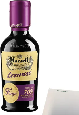 Produktbild von Mazzetti Cremoso 70% Aceto Balsamico I.G.P. & Feige (215ml Flasche) + usy Block