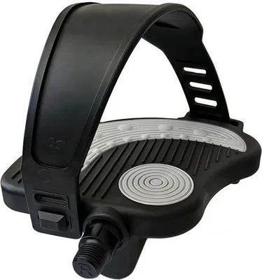 Produktbild von Pedalen mit Riemen für Hometrainer, -Bikes und Indoor-Räder