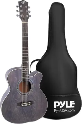Obrázok produktu pre Akustická gitara Pyle - akustická gitara so strunami, výučba gitary pre začiatočníkov, dospelých a deti, veľkosť 3/4, akustická gitara s ladičkou
