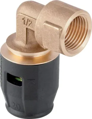 Zdjęcie produktu dla Kolanko przejściowe Geberit PushFit 90° 20 x ½' IG 651251001