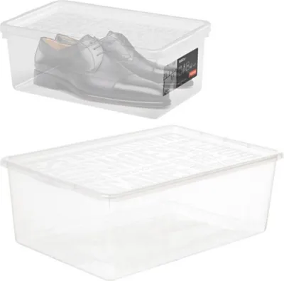Zdjęcie produktu dla Pojemnik Na Obuwie 9,5L Pudełko Pokrywa Organizer