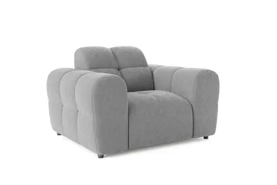 Produktbild von LetSit Sessel Andrea Curio Relaxsessel Fernsehsessel Bequemer Sessel aus Webstoff Loungesessel Ruhesessel Für Wohnzimmer Schlafzimmer Büro Grau