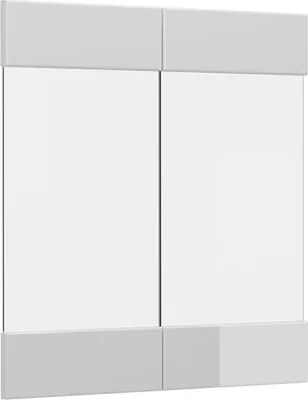 Produktbild von Küchenfront Vicco R-Line Weiß Hochglanz 59.2 x 59 cm Möbelfront für den Hängeglasschrank, Model 37384