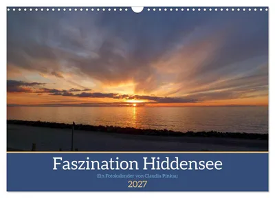 Immagine prodotto di Il fascino di Hiddensee (calendario da parete 2027, formato DIN A3 orizzontale), calendario mensile CALVENDO
