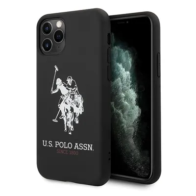 Obrázek produktu pro Případ Usa Polo Assn. Silikonová Kolekce Pro Iphone 11 Pro Max - Černá Silikonová Kolekce