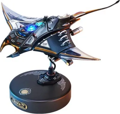Obrázek produktu pro 3D mechanické puzzle, Manta Ray, ROKR, kov a plast, 108 dílků