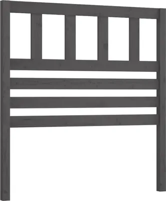 Immagine prodotto di vidaXL Testiera grigia 106x4x100 cm in legno di pino massiccio