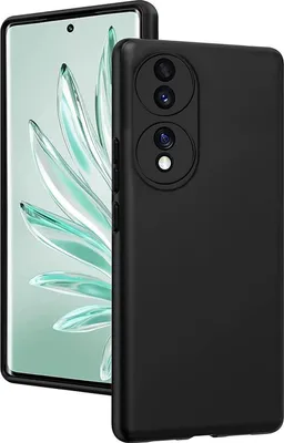 Produktbild von Conie TPU Schutzhülle für Honor 70 Tasche Case Cover Bumper Silikon Hülle in Schwarz matt