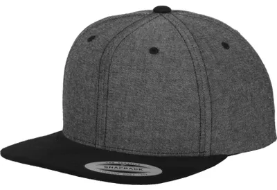 Produktbild von Urban Classics Chambray-Suede Snapback Trucker Cap Retro, Farbe: Black/Black