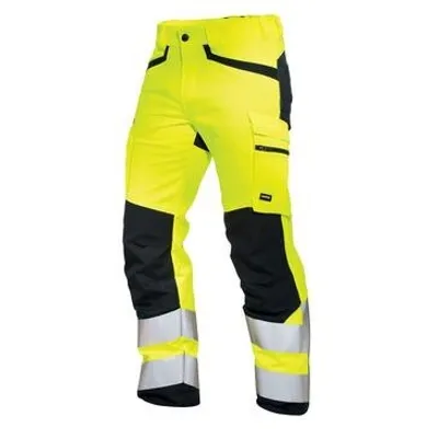 Produktbild von Uvex 89656, Hosen, Mann, Schwarz, Orange, Gelb, Reißverschluss, Baumwolle, Polyester, 270 g/m²