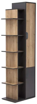 Produktbild von Furniture24 Regal Mit Tür Nano Na4 Bücherregal Schrank Hochsrank Jugendzimmer